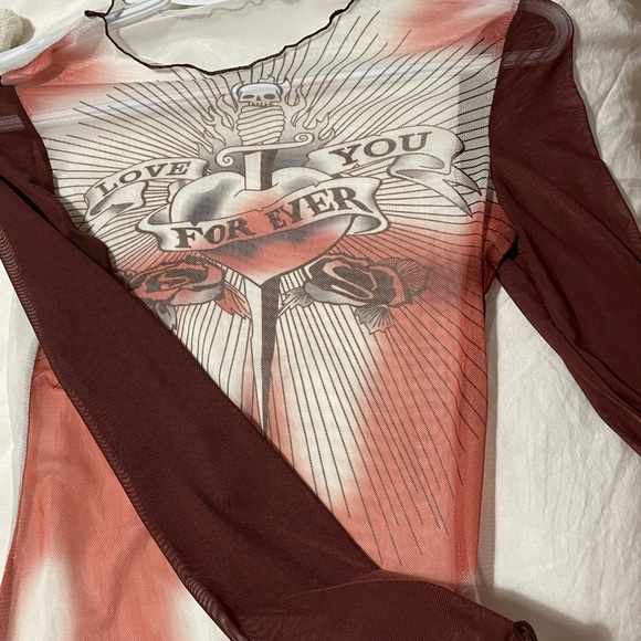 Mesh Rock and Roll long sleeve - Picture 3 of 3